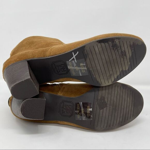 Donald J. Pliner Annie Suede Booties Tan Size 8.5 - Picture 7 of 11